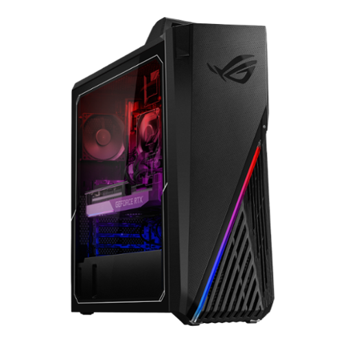 ASUS - ROG Strix G15DS G15DS-DH774 Gaming Desktop Computer - AMD Ryzen 7 7700X - 16 GB AMD Chip - Windows 11 Home - NVIDIA - Black-Front_Standard 