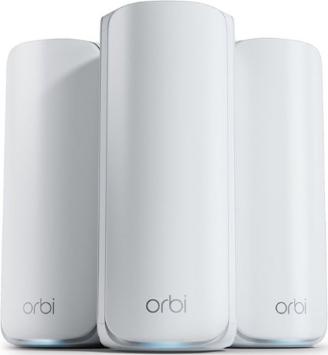 NETGEAR Orbi 770 Series BE11000 Tri-band Mesh Wi-Fi 7 System (3-pack) - White INTERNATIONAL SHIPPING