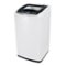 Black+Decker - Small Portable Washer,Portable Washer 0.9 Cu. Ft. with 5 Cycles, Transparent Lid & LED Display - White-Front_Standard
