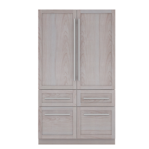Thermador - Freedom Collection 48 in Wide 26.8 Cu. Ft. Smart Built-in French Door Bottom Freezer Refrigerator - Custom Panel Ready