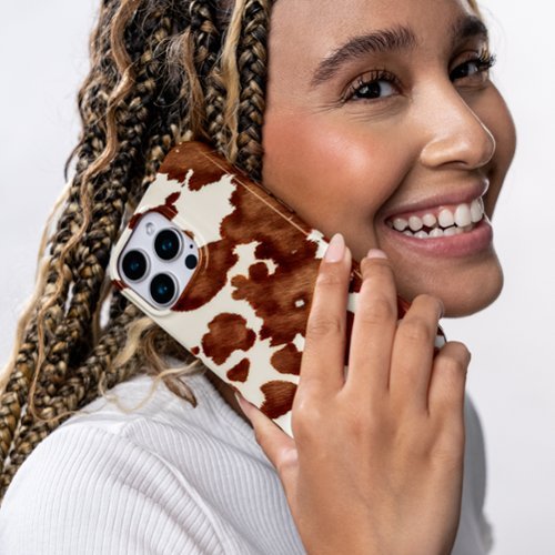 VELVET CAVIAR Magsafe Case for Apple iPhone 16 - Cocoa Cow WORLDWIDE DELIVERY