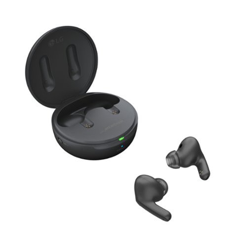 LG TONE Free True Wireless Active Noise Cancellation Headphones with Plug and Wireless - Black GLOBAL SHIPPING