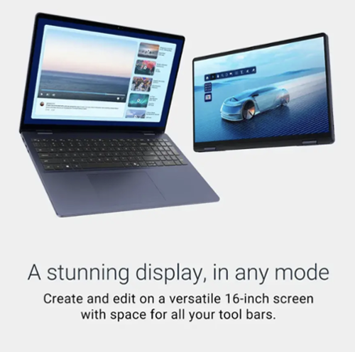 Dell Upgraded 16 2 in 1 Laptop 16.0 WQXGA Display (Intel Ultra 9