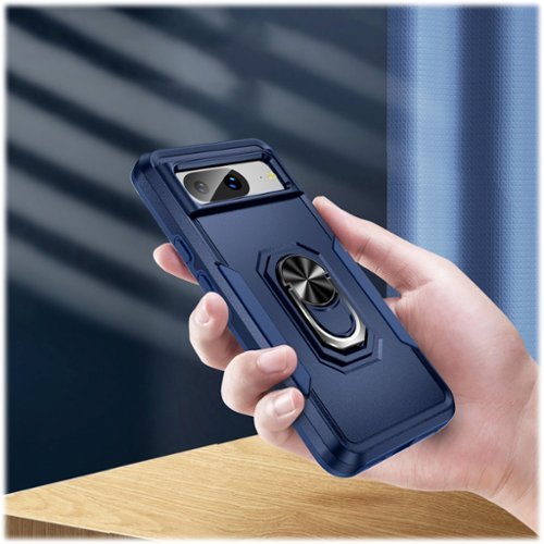 SaharaCase Military Kickstand Series Case for Google Pixel 8 - Blue BUY ONLINE