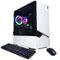 CyberPowerPC - Gamer Xtreme Gaming Desktop - Intel Core i5-14400F - 16GB Memory - NVIDIA GeForce RTX 3050 6GB - 1TB SSD - White-Front_Standard