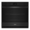 Whirlpool - 27" Smart Built-In Single Electric Wall Oven with Air Fry - Black-Front_Standard