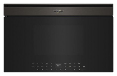 Whirlpool - 30-inch Built-In Smart Multifunctional Microwave Oven with Air Fry - 1,000 watts - Black Stainless Steel