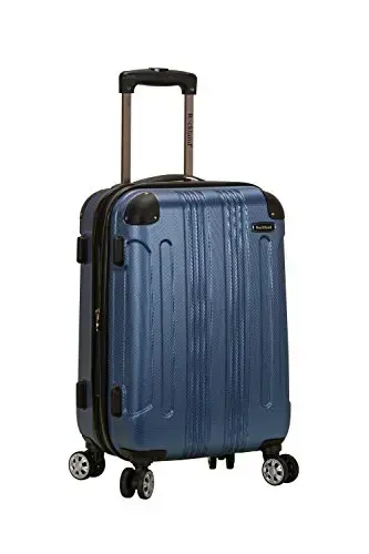 Front. Vulpecula Spade - London Hardside Spinner Wheel Luggage, Blue, Carry-On 20-Inch - Blue.
