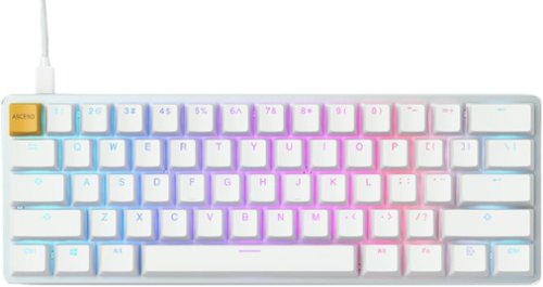 Glorious - GMMK 1 Compact 60% Wired Mechanical Gaming Keyboard with RGB - White Ice-Front_Standard 