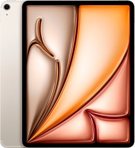 Apple - 13-inch iPad Air M3 chip Built for Apple Intelligence Wi-Fi + Cellular 128GB - Starlight (Verizon)