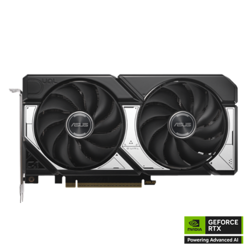 ASUS - DUAL NVIDIA GeForce RTX 5060 Ti OC Edition 8GB GDDR7 PCI Express 5.0 Graphics Card - Black-Front_Standard 