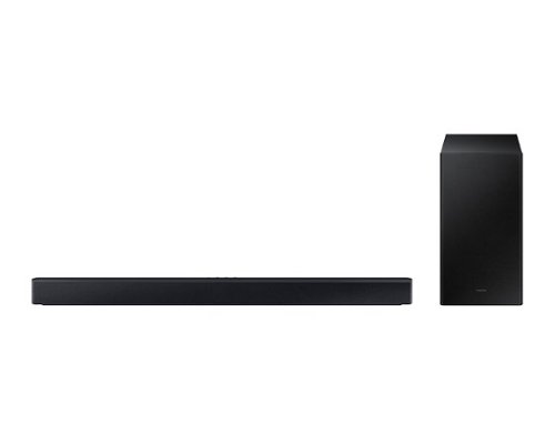 Samsung - Refurbished Excellent - 2.1 Ch Soundbar w/ Wireless Subwoofer HW-C43C, 270W, Dolby Audio, DTS Virtual:X, Voice Enhance Mode, Adaptive Sound Lite - Black-Front_Standard 