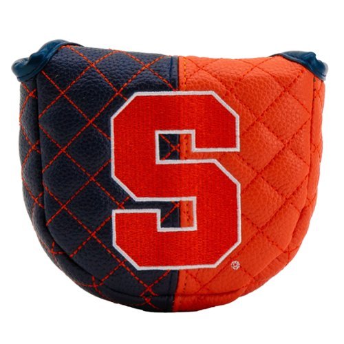 Team Golf - Syracuse Orange Quilted Mallet Putter Cover - Multicolor-Front_Standard 