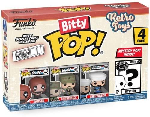 Funko Bitty POP!: Retro Toys GI Joe 4 Pack Collectibles Multicolor