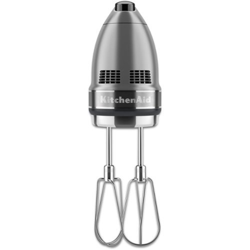 KitchenAid - KHM7210CU 7-Speed Hand Mixer - Contour Silver-Front_Standard 