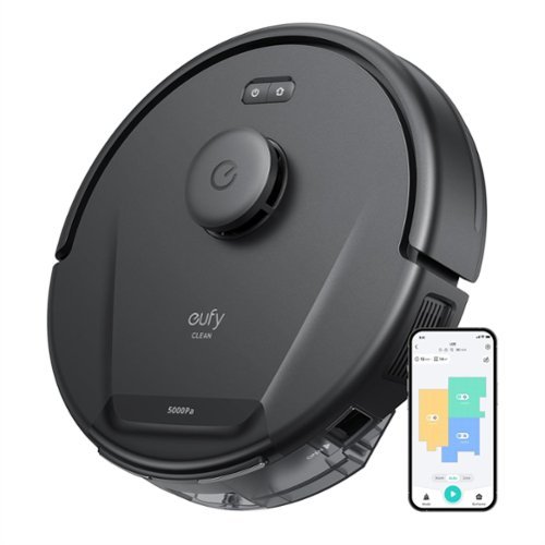 eufy - L60 iPath Laser Navigation Robot Vacuum - Black-Front_Standard 
