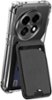 SaharaCase - Venture Series Wallet Case for OnePlus 13R - Clear/Scorpion Black-Angle_Standard