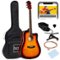 Best Choice Products - 41in Full Size Beginner Acoustic Guitar Set with Case, Strap, Capo, Strings - Sunburst-Front_Standard