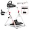 GTPlayer - Sim Racing Wheel Stand Simulator Cockpit Wheel Stand fit for Logitech G25 G27 G29 G920 G923 Thrustmaster T330TS - White-Front_Standard