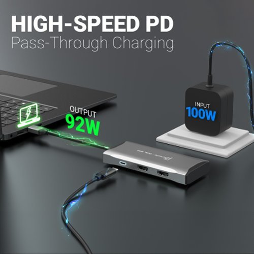 j5create USB-C Dual HDMI™ 4K60 Mini Dock for Devices that Support DisplayPort 1.4 - Space Grey HOW TO BUY