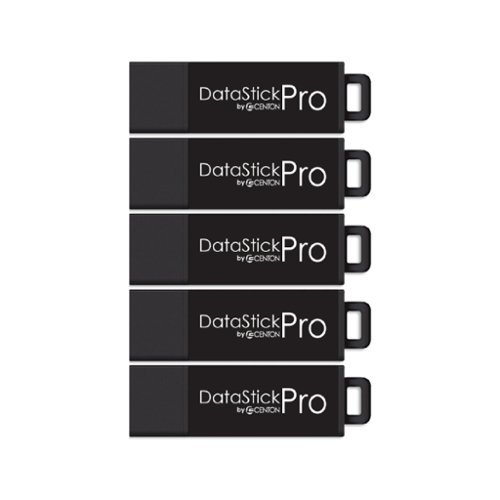 Centon - ValuePack USB 3.2 Gen1 Datastick Pro ( 5 Pack) - Black-Front_Standard 