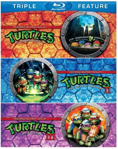  Teenage Mutant Ninja Turtles Triple Feature (Box Set) [Blu-ray] [Standard]