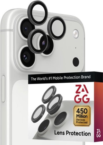 ZAGG - Glass Elite Anti-Reflective Lens Protection for Apple iPhone 18 Pro / iPhone 18 Pro Max - Silver