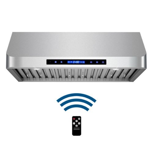 COSMO - 30 inches - Convertible - Under cabinet Range Hood - Stainless Steel-Front_Standard 