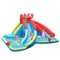 Costway - Inflatable Water Slide Crab Dual Slide Bounce House Splash Pool Without Blower - Multicolor-Front_Standard