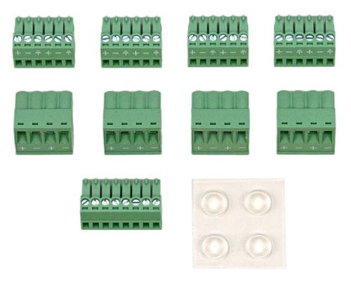 Sonance - POWERZONE CONNECT REPLACEMENT ACCESSORY KIT – for Blaze Audio PowerZone Connect 8-channel, 1U amplifiers (Each) - Black