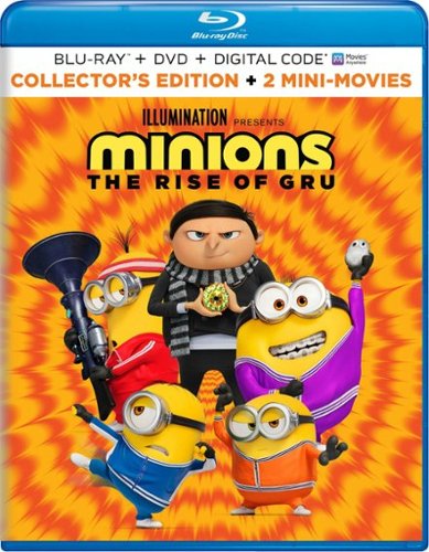  Minions: The Rise of Gru (Blu-ray + DVD + Digital Copy) [Blu-ray] [Standard]