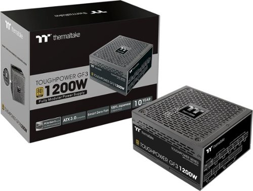 Thermaltake Toughpower GF3 1200W 80 PLUS Gold PCIe Gen 5 ATX 3.0 Ready Fully Modular Power Supply - Black BUY ONLINE