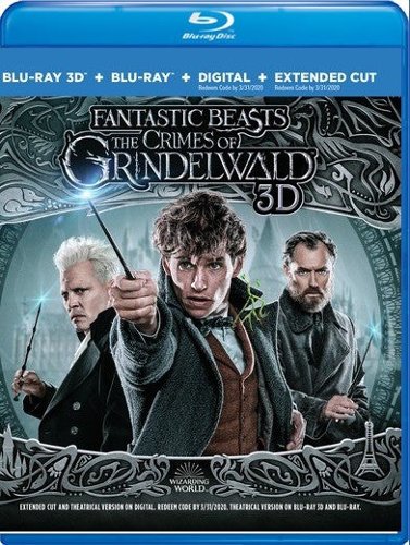  Fantastic Beasts: The Crimes of Grindelwald [3D] [Blu-ray] [Blu-ray/Blu-ray 3D] [2018]