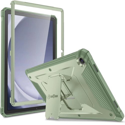 Kitcheniva - Heavy Duty Shockproof Case Rugged Stand Cover For Samsung Galaxy Tab A9 Plus 11" - Sage Green-Front_Standard 