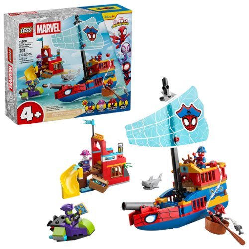 LEGO - Marvel Spidey And His Amazing Friends Team Spidey Pirate Ship 11208