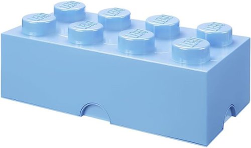 Room Copenhagen - LEGO Storage Brick with 8 Knobs, Light Blue - COLLECTIBLES - Multicolor-Front_Standard 