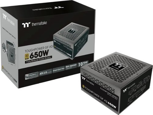 Thermaltake Toughpower GF A3 650W 80 PLUS Gold PCIe Gen 5 ATX 3.0 Ready Fully Modular Power Supply - Black BUY IN MIDDLE EAST
