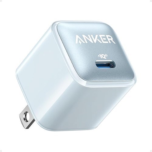 Anker - USB C Charger Block 20W (Nano Pro) - Glacier Blue-Front_Standard 