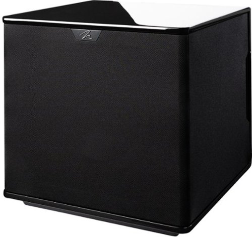 MartinLogan - Grotto 12, 12” Hybrid, Powered Subwoofer with Magnitude MT-2kW Amplifier, Sub Control App, and Wireless Built-In - Gloss Black