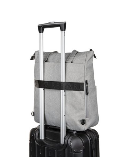 Bugatti Reborn Collection - 3 in 1 Tote - RPET Polyester - Gray GLOBAL SHIPPING