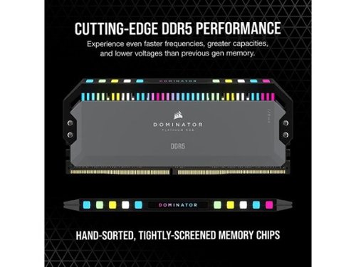 CORSAIR Dominator Platinum RGB 32GB DDR5 5200MHz XMP 3.0 RAM Gray