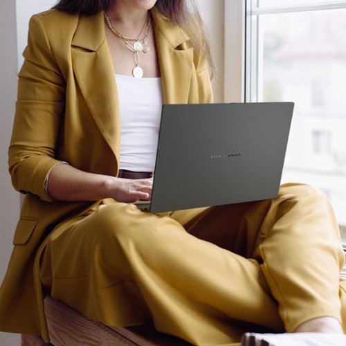 ASUS Zenbook 14 14 2K OLED Touch Screen Laptop - AMD Ryzen AI 9 465 2026 - 16GB Memory - 512GB Storage - Copilot+ PC - Jasper Gray WHERE TO BUY