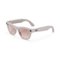 Ray-Ban Meta - Skyler (Gen 1) glasses with Meta AI, Audio, Photo, Video Compatibility - Pink Lenses - Shiny Chalky Gray-Front_Standard