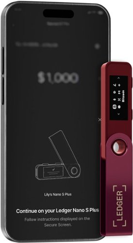 Ledger Nano S Plus Crypto Hardware Wallet - Ferro Fuchsia GLOBAL SHIPPING