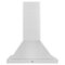ZLINE - 24 inches - Externally Vented & Convertible - Wall Range Hood - Silver-Front_Standard