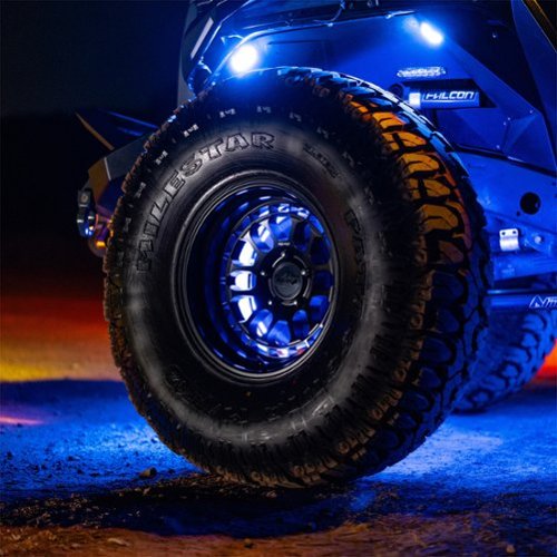 Race Sport COLORTRAIL 14-18” Adjustable RGBW LED Wheel Light Kit - Multi GLOBAL SHIPPING