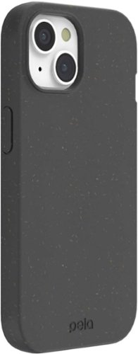 Pela Eco Friendly Hard Shell Case with MagSafe Module for Apple iPhone 16e/15/14/13 + Bonus Custom Case Activation Code - Black WORLDWIDE DELIVERY