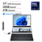 ASUS - Zenbook DUO 2-in-1 Laptop 14.0 WUXGA (Intel Ultra 9-285H, 32GB LPDDR5X, 2TB PCIe SSD, Win 11 Pro) w/USB Hub - Inkwell Gray-Front_Standard