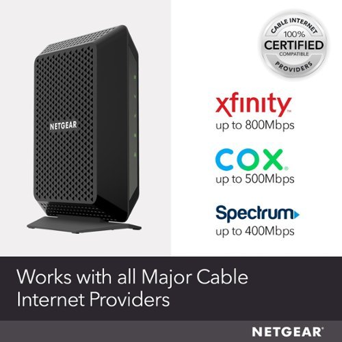 NETGEAR 32 x 8 DOCSIS 3.0 Cable Modem - Black GLOBAL SHIPPING