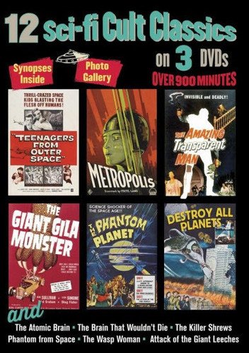  12 Sci-Fi Cult Classics [3 Discs] [DVD]